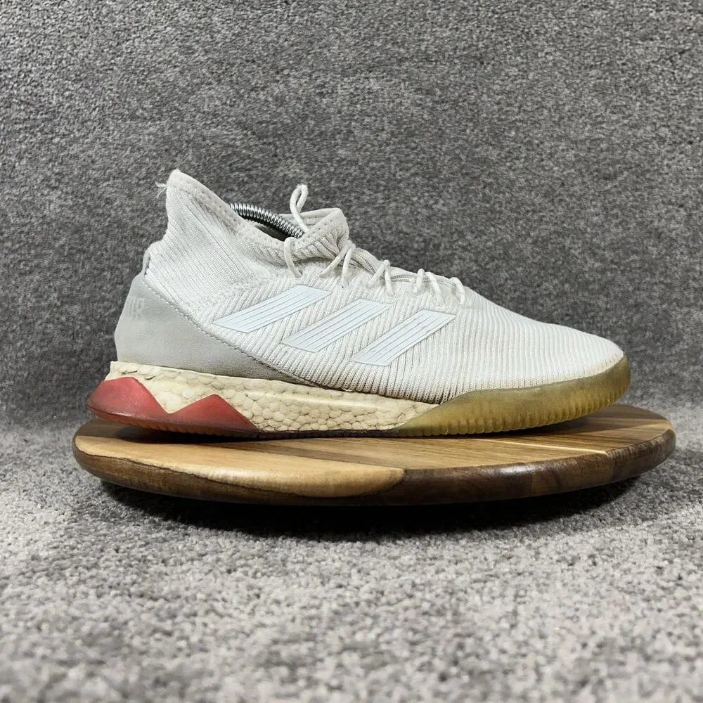 Adidas Predator Tango 18.1 CM7700 Men’s Size 9 White Athletic Trainer Shoes Used